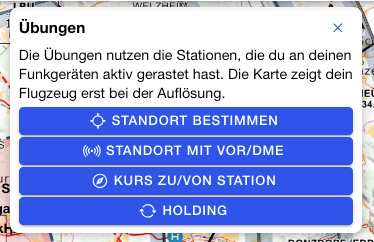 Auswahl der Übungen